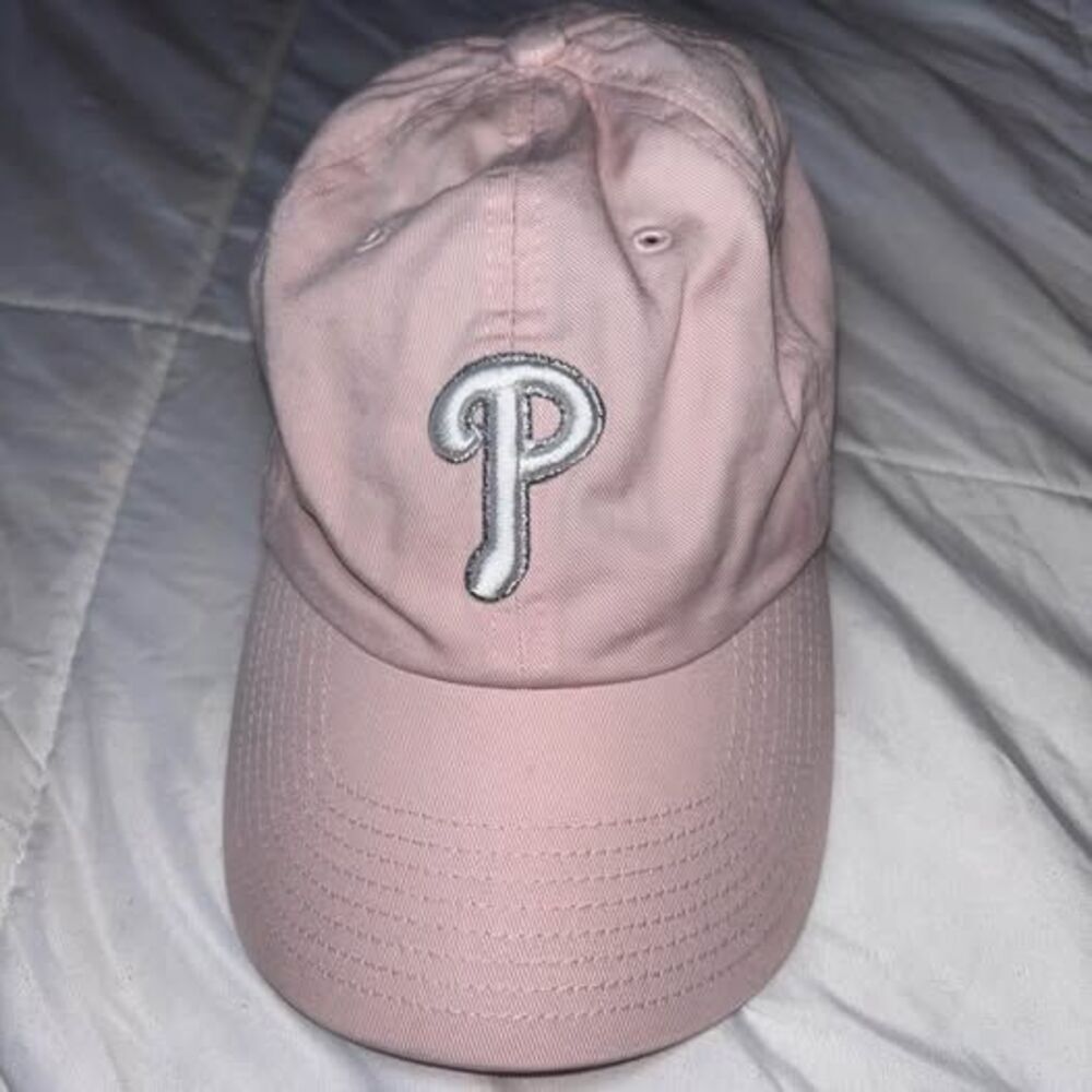 Women’s Vintage Philadelphia Phillies Pink Baseball Cap 100% Cotton